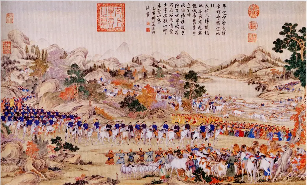 Receiving_the_surrender_of_the_Yili.jpg 정주민족이 유목민족에 가지는 강점들...jpg