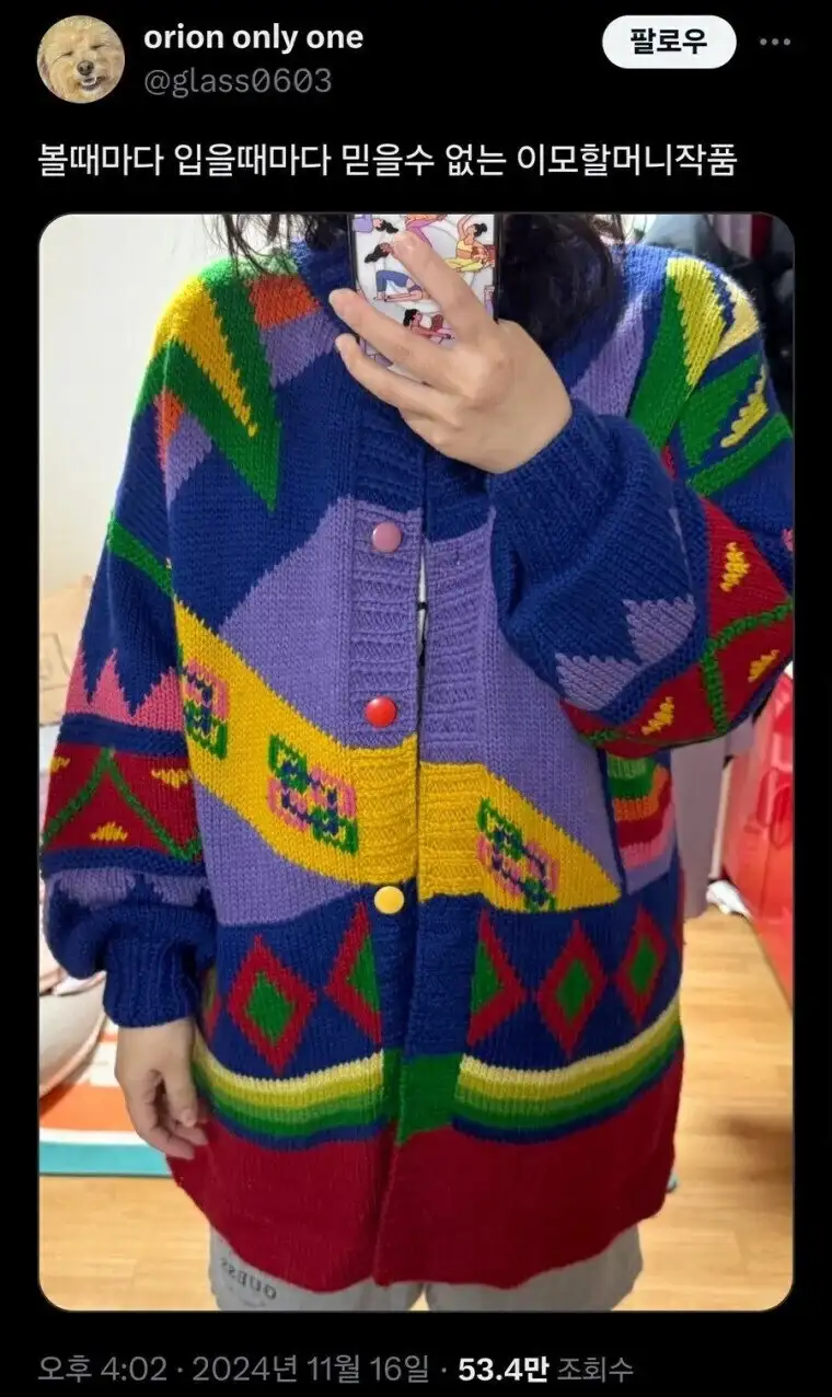 뜨개질 하는 사람들이 보면 감탄한다는 작품.jpg_1.jpg