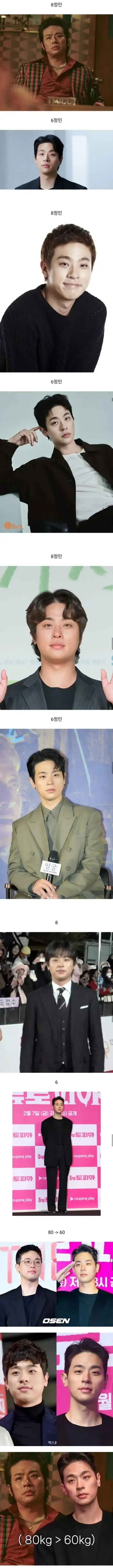 배우로 보는 몸무게 20kg의 엄청난 차이.jpg