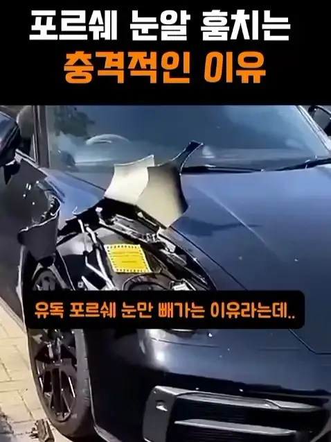 도둑들이 포르셰 눈알만 빼가는 이유_1.webp