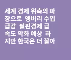 새해 피리핀 경제 예측