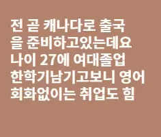 westactive그리고 휘슬러 인턴쉽 이거 괜찮은건가요