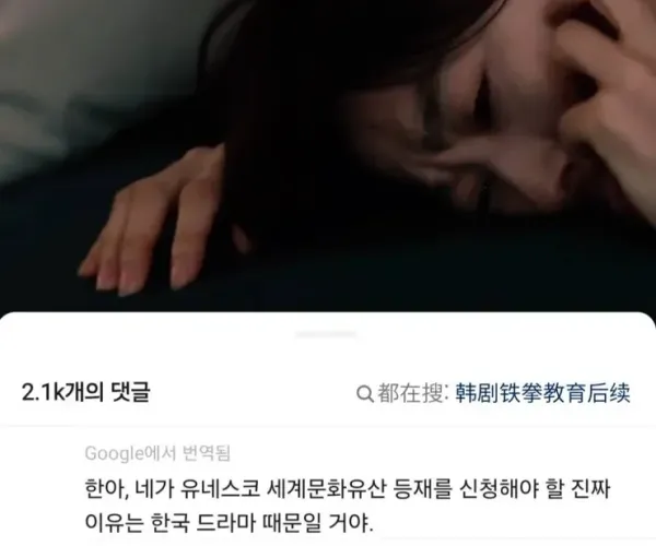 넷플릭스 드라마 "참교육" 중국 반응 ㄷㄷ..jpg