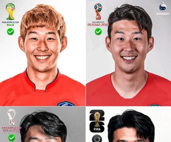 손흥민 표정 변천사jpg