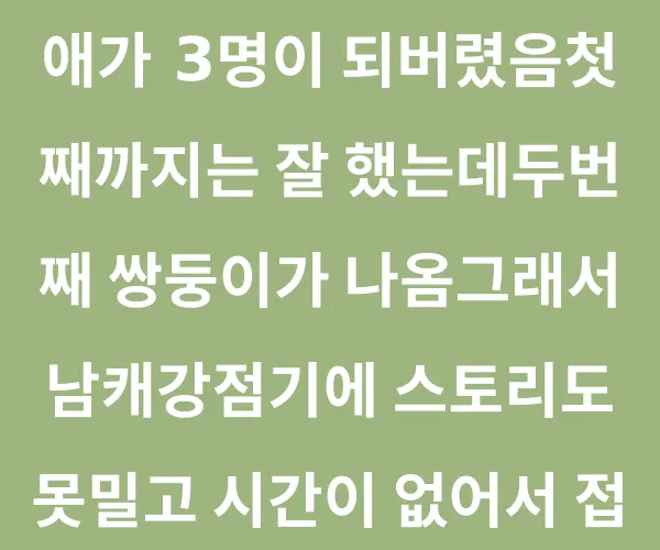 남캐 강점기때 접은 이유중 하나가